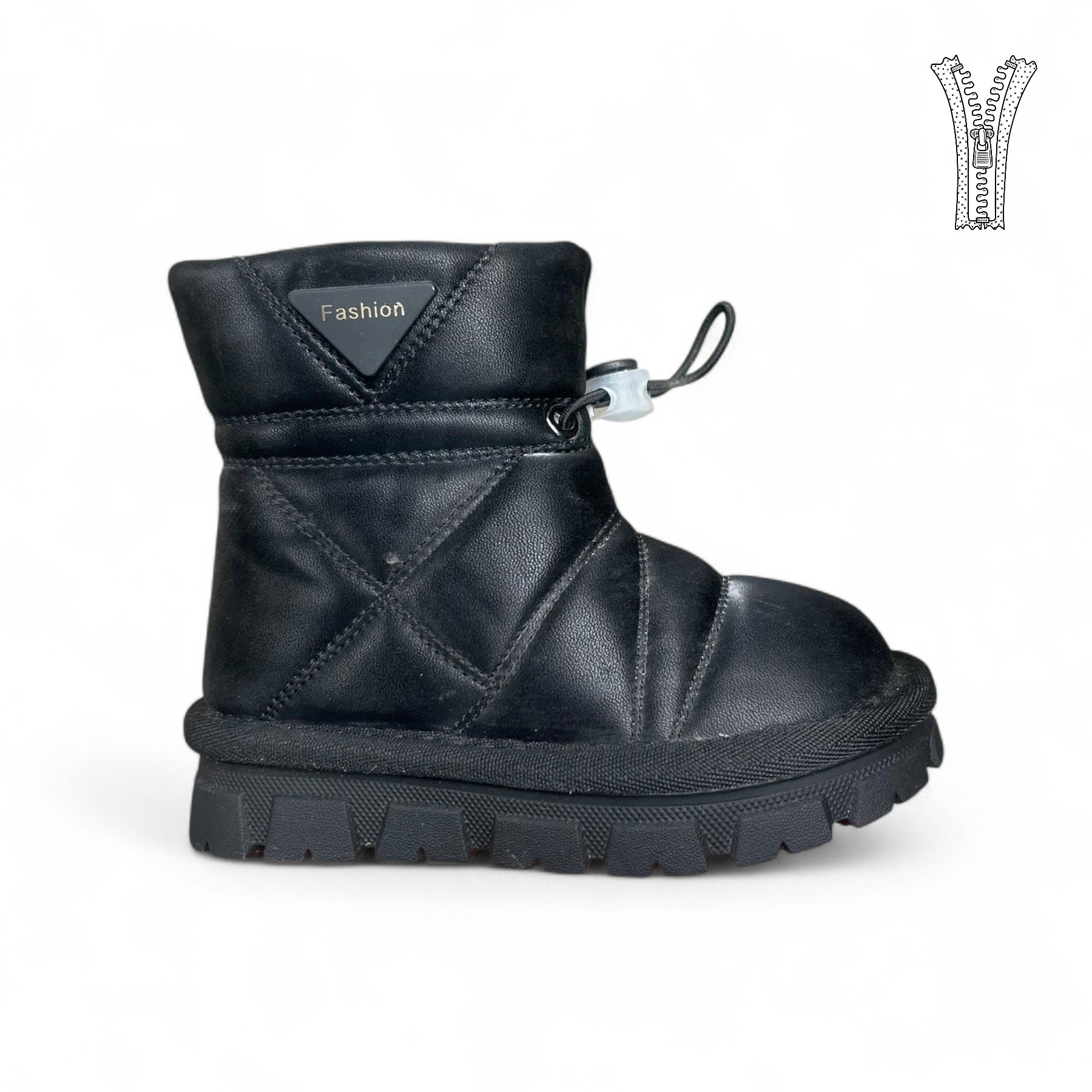 Дутики DvaClibee (27-32) AL-90018-1 black (зима)