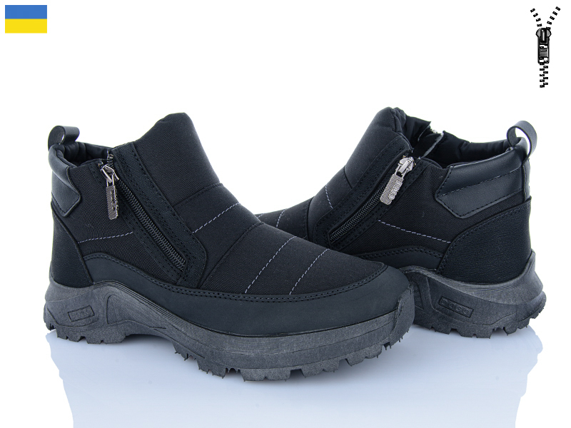 Ботинки Roks (41-45) 2804 чорний (зима)