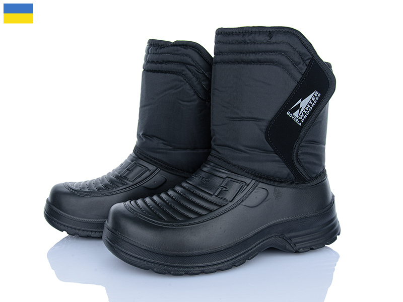 Сапоги Roks (41-46) M21 чорний (зима)