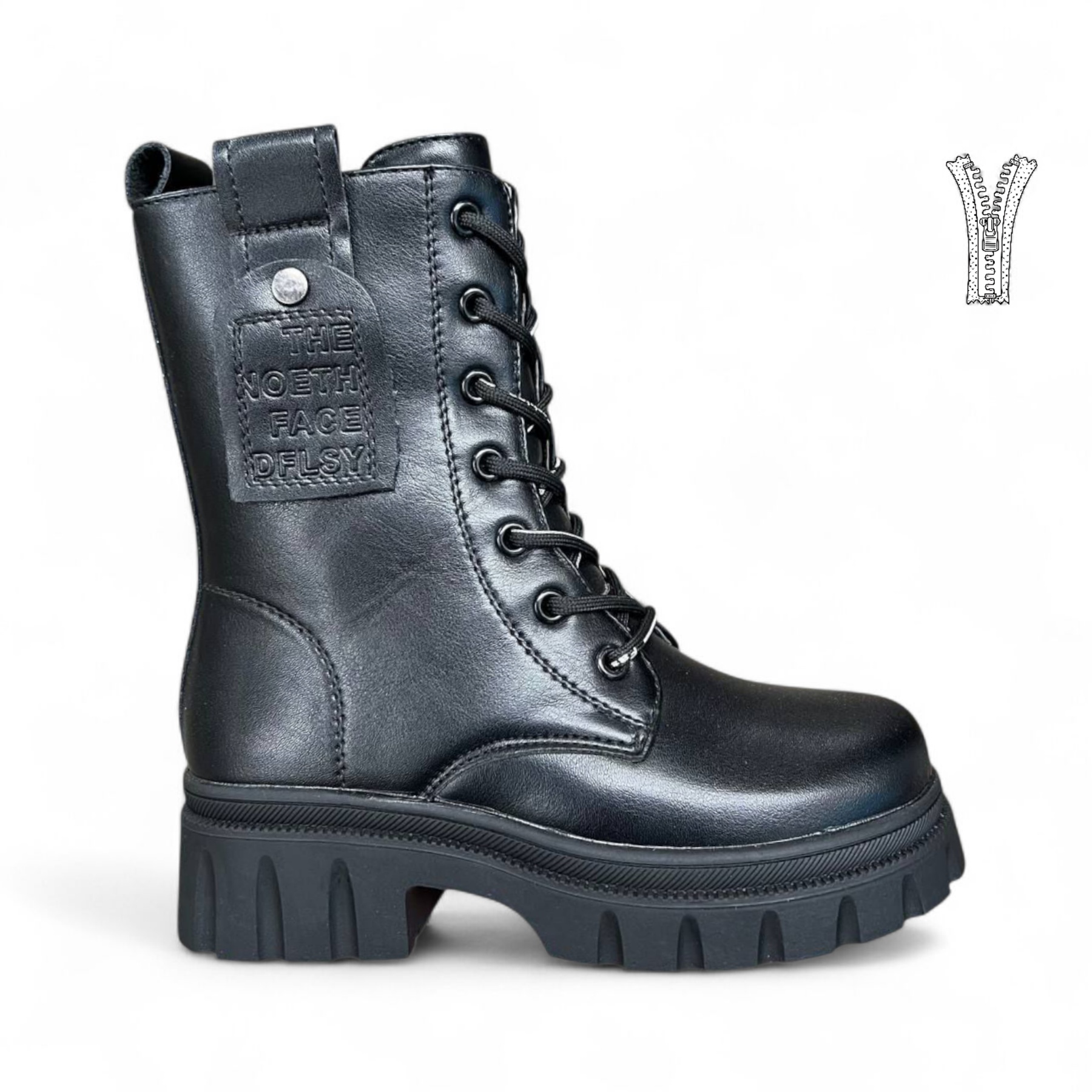 Ботинки DvaClibee (32-37) AL-K2020 black (зима)