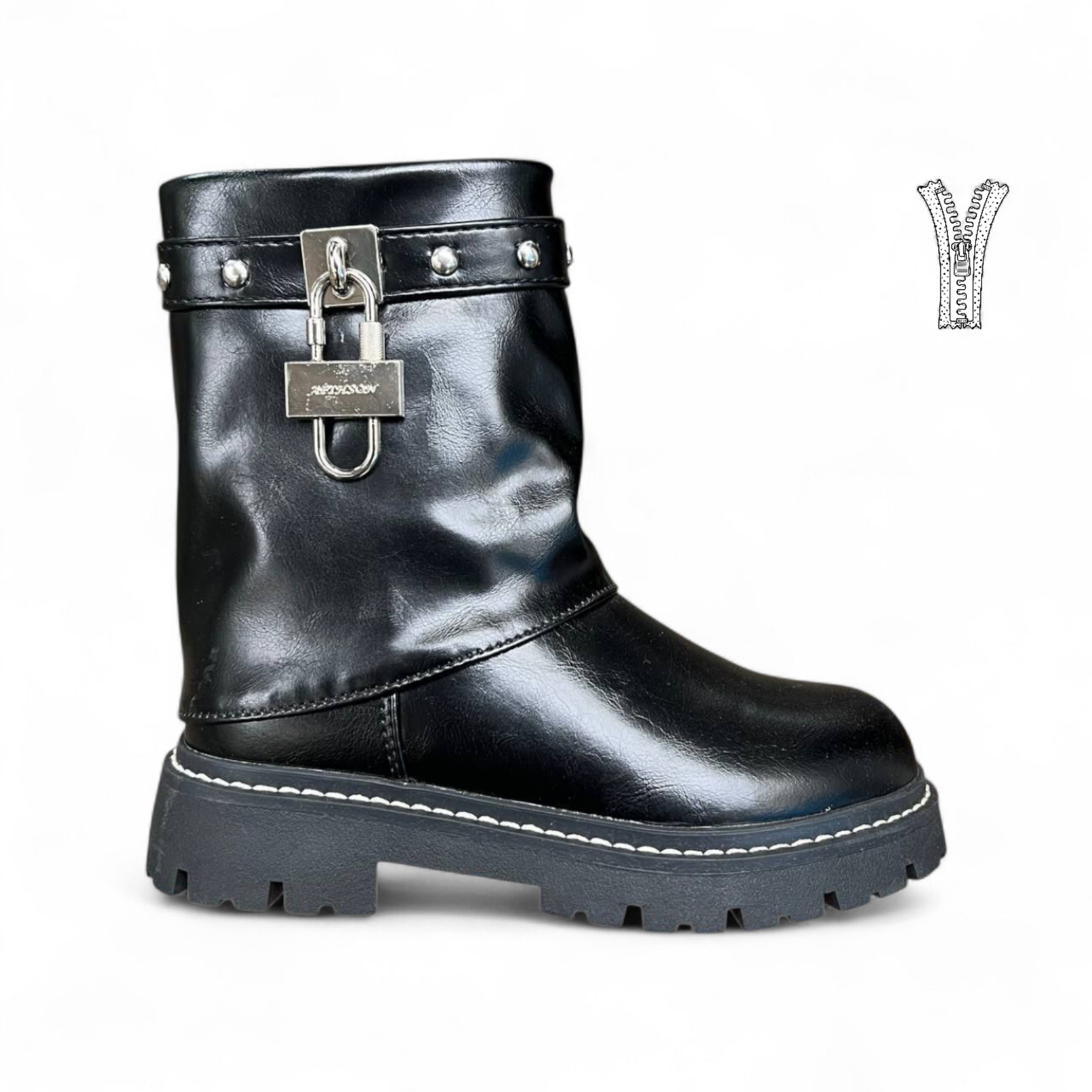 Ботинки DvaClibee (25-30) AL-110-33B black (зима)