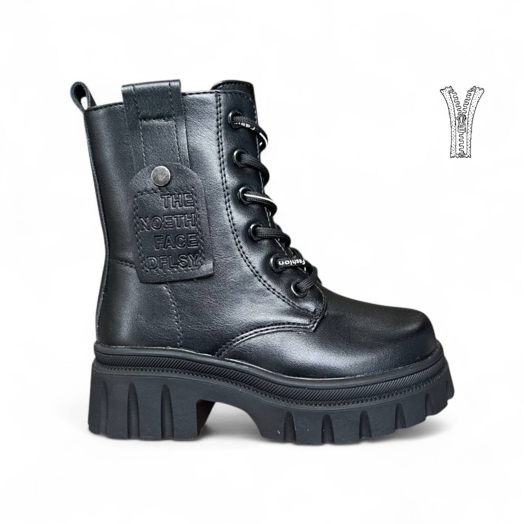 Ботинки DvaClibee (26-31) AL-K2021 black (зима)