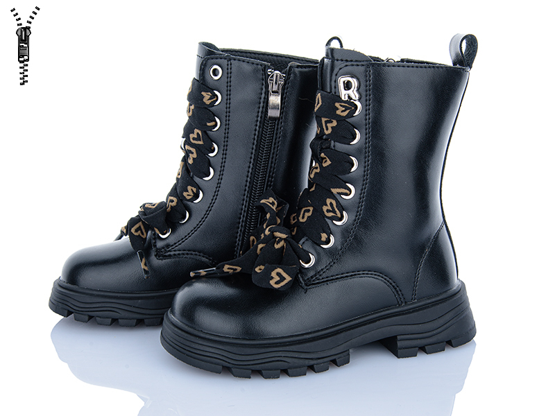 Ботинки Clibee (27-32) B6227-1 black (зима)