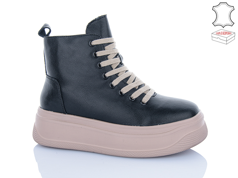 Ботинки QQ Shoes (36-41) AG184B (зима)