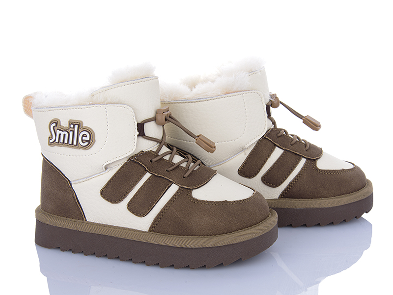 Ботинки Clibee (31-37) A5619 beige-brown (зима)