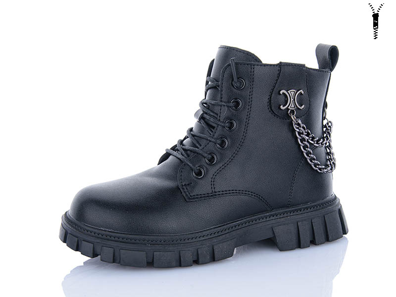 Ботинки KEWK (32-37) B190 black (деми)