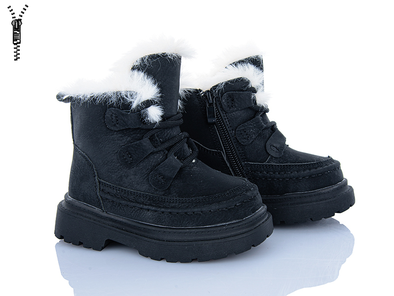 Ботинки Clibee (23-28) TA30 black (зима)