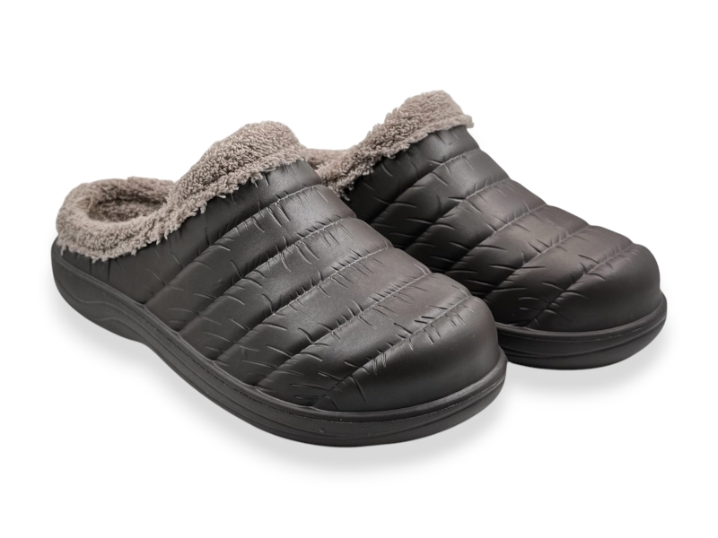 Сабо Rai shoes (36-41) C86 т.коричневий (зима)