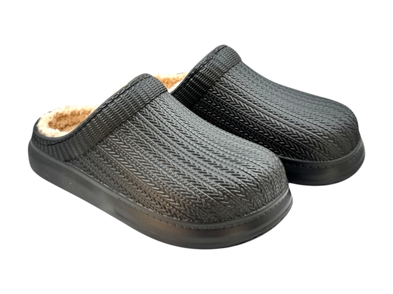 Сабо Rai shoes (37-41) 7003 чорний (зима)
