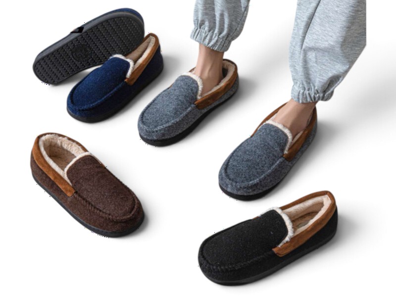 Тапочки Rai shoes (40-45) MU9733 mix (зима)