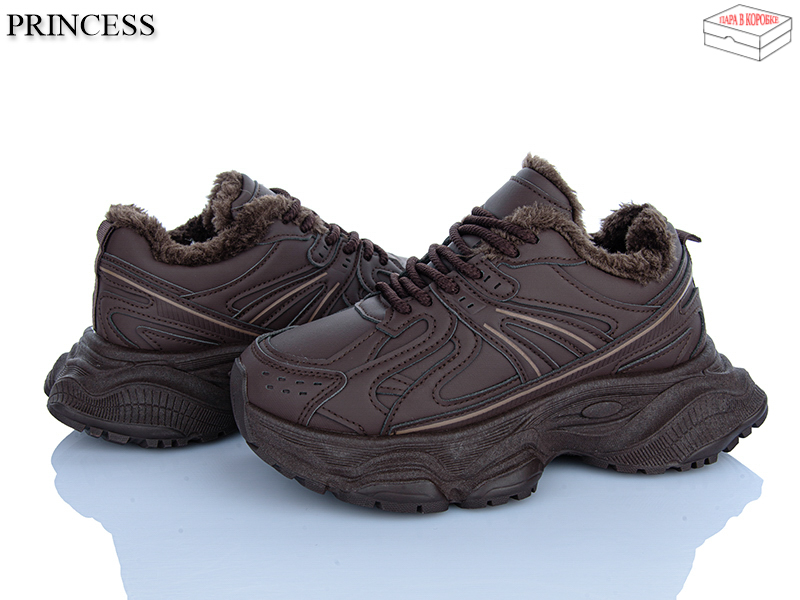 Кроссовки Princess (37-41) L372-2 (зима)