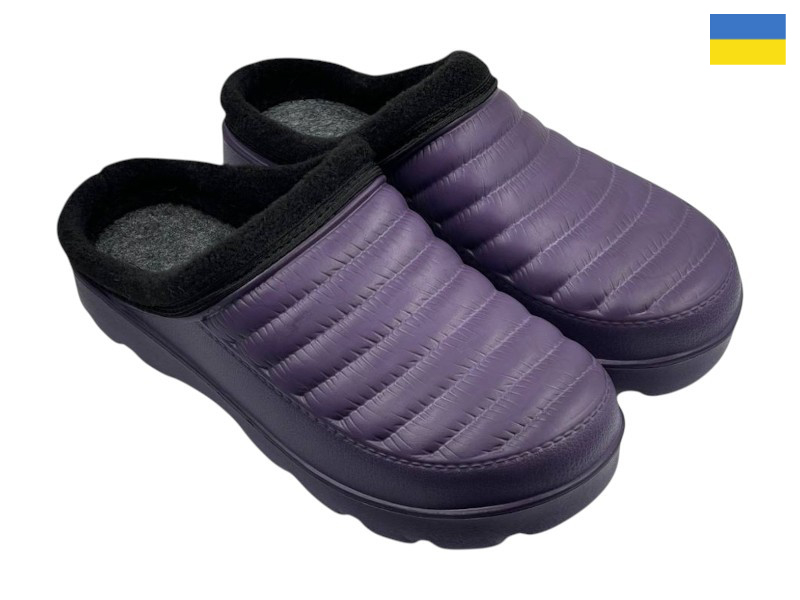 Сабо Rai shoes (37-41) BM34 бордовий (зима)