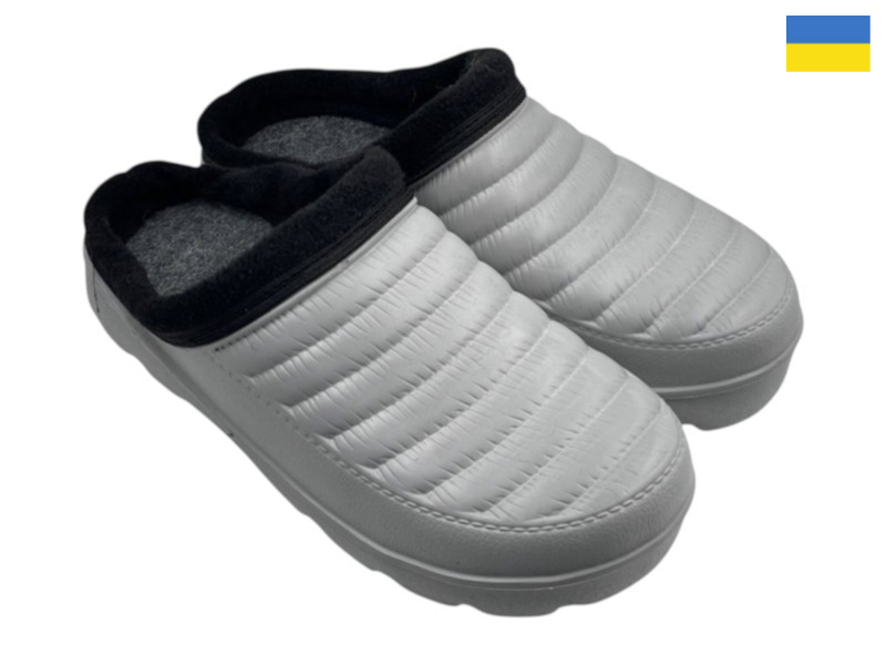 Сабо Rai shoes (38-41) BM34 сірий (зима)
