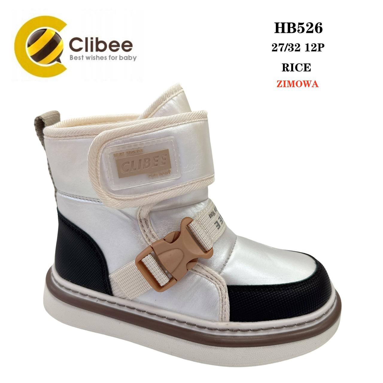 Ботинки DvaClibee (27-32) V526 Beige (зима)