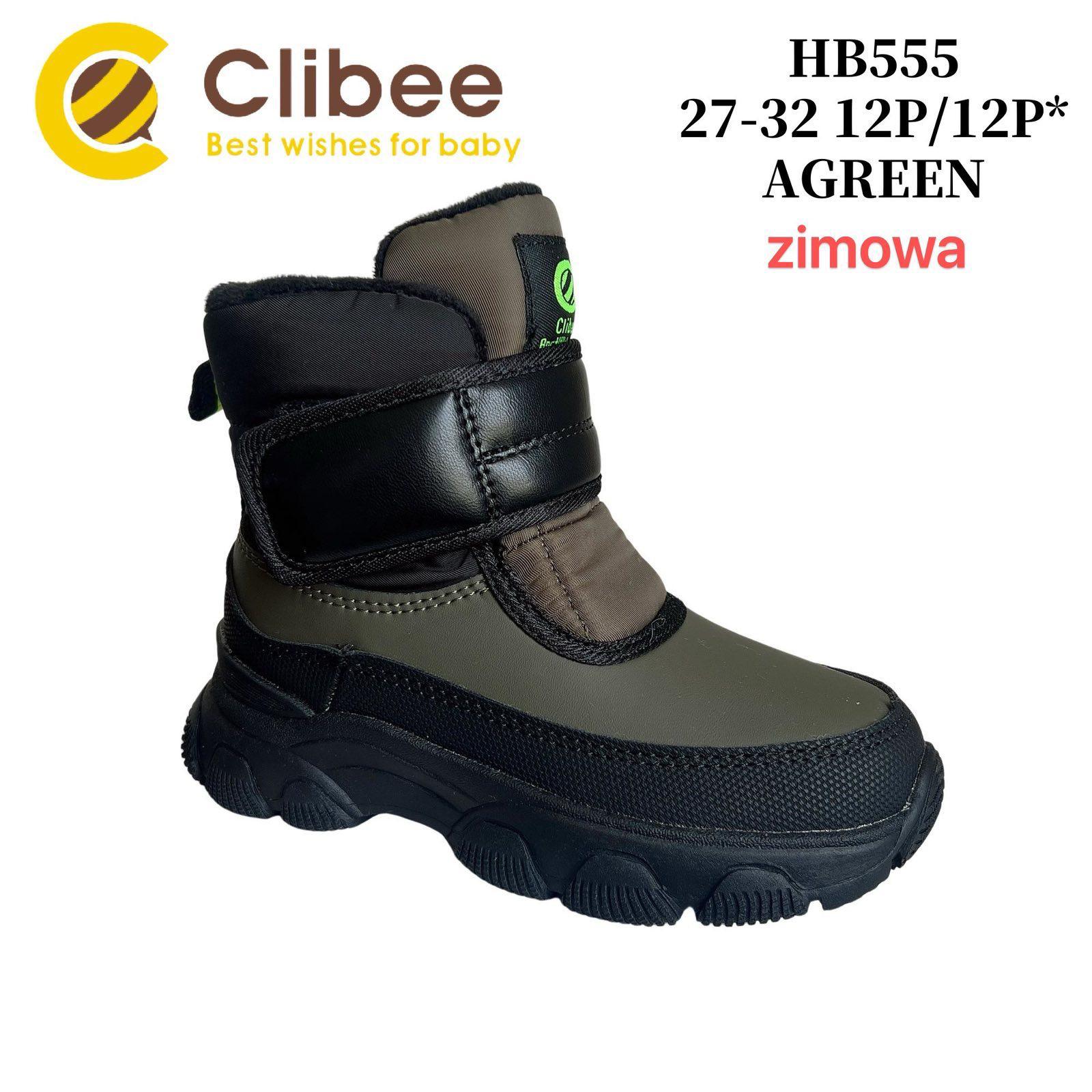 Ботинки DvaClibee (27-32) V555 Green (зима)