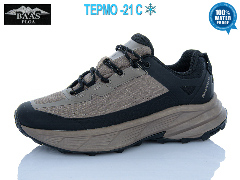 Кроссовки Baas (41-46) M3230-25C термо (деми)