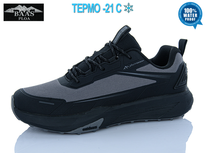 Кроссовки Baas (41-46) M7716-12 термо (деми)