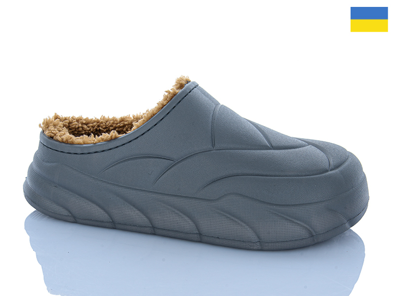 Сабо Inblu (36-41) C128 графіт (зима)
