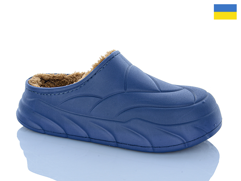 Сабо Inblu (36-41) C128 синій (зима)