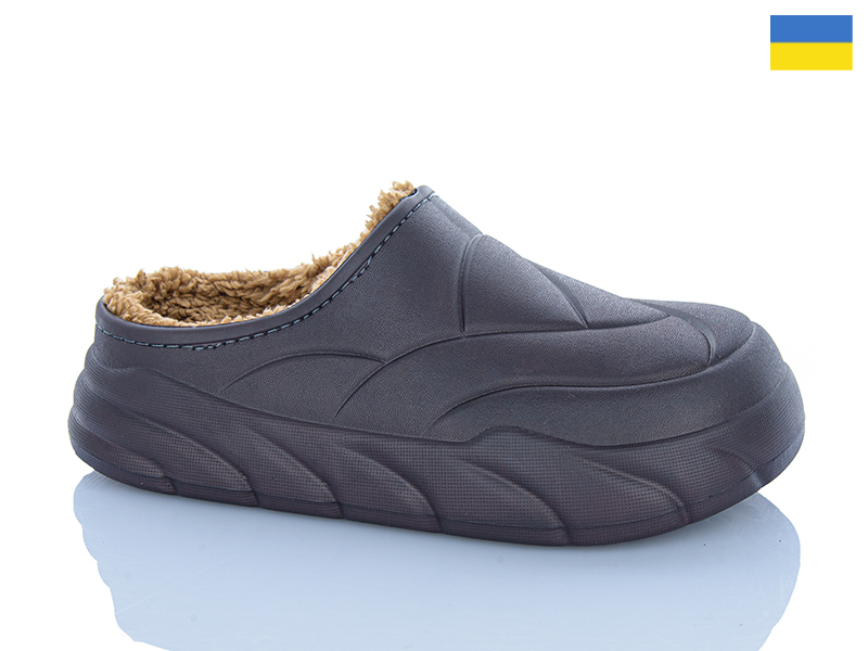 Сабо Inblu (36-41) C128 шоколад (зима)