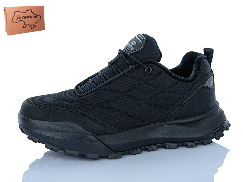 Кроссовки Restime (41-45) AMZ26819 black (деми)