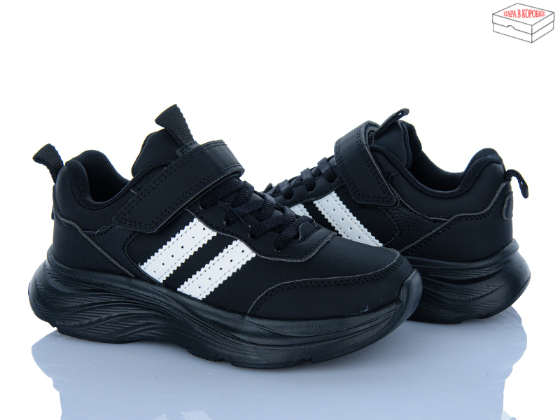 Кроссовки Apawwa (32-37) EC803-2 black (деми)