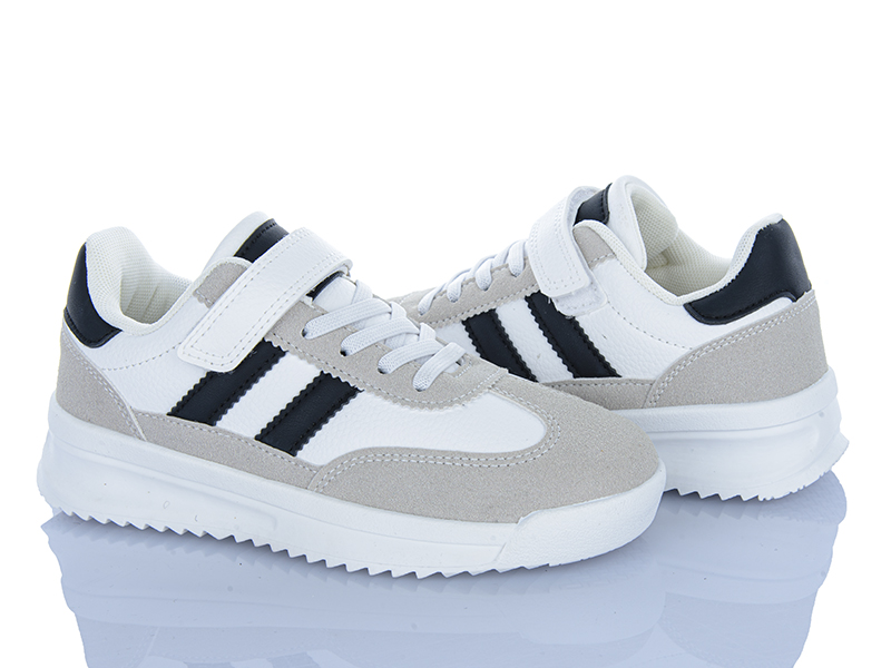 Кроссовки Apawwa (32-37) LC6612-4 grey-black (деми)