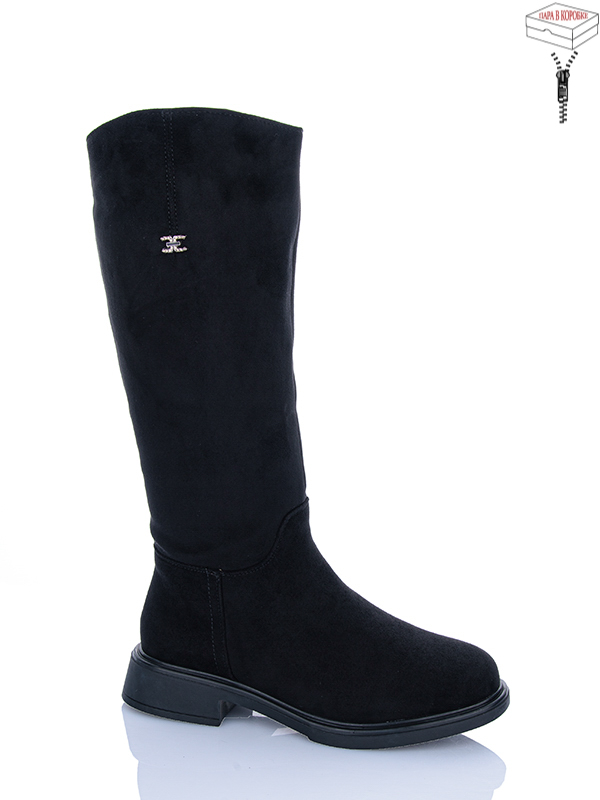 Сапоги QQ Shoes (36-41) A2853 єврозима (зима)