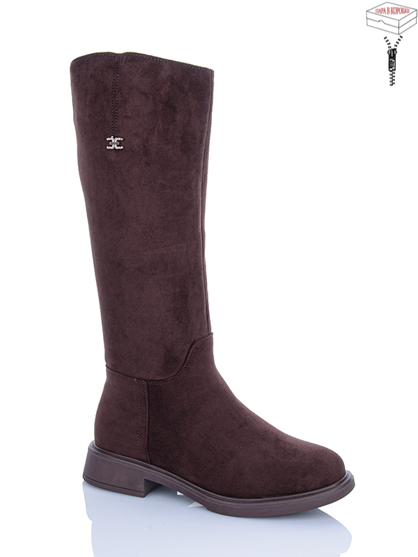 Сапоги QQ Shoes (36-41) A2855 єврозима (зима)