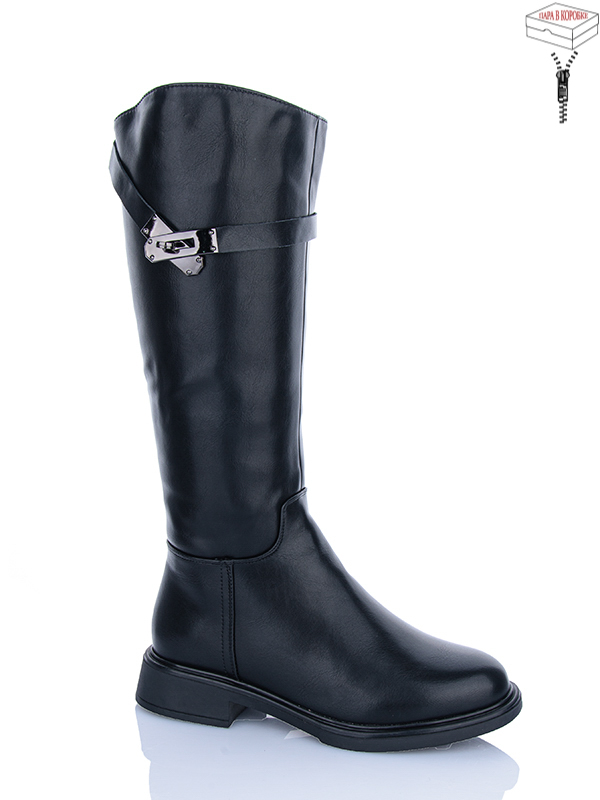 Сапоги QQ Shoes (36-41) A2856 єврозима (зима)