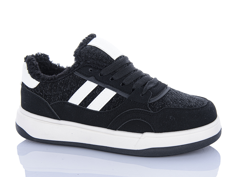 Кроссовки Horoso (36-41) FAN3017 black (зима)