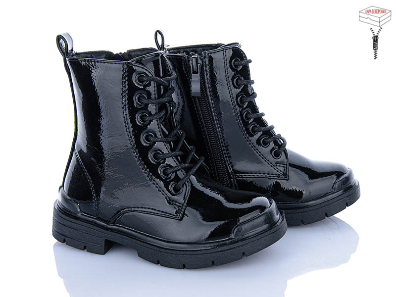Ботинки Clibee-ShoSho (25-30) 55-268M black (деми)
