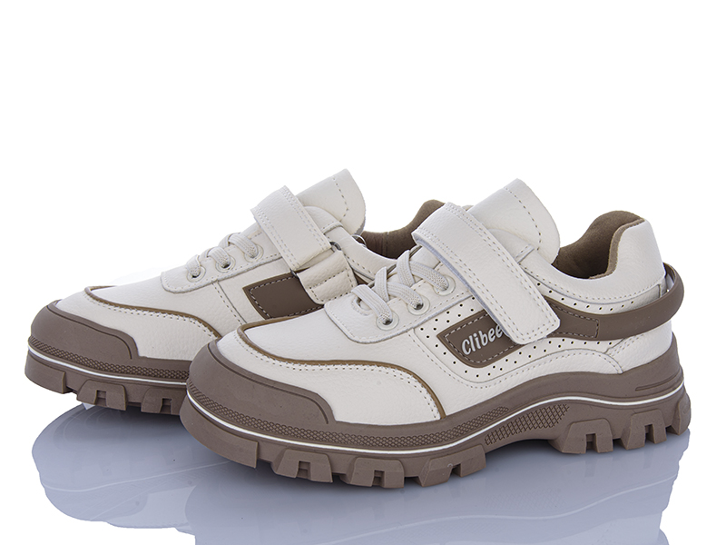 Кроссовки Clibee-ShoSho (32-37) LC100 beige-khaki (деми)