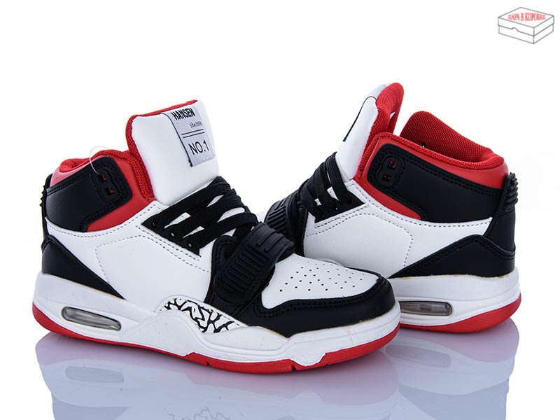 Кроссовки Clibee-ShoSho (32-37) LC803 black-red (деми)