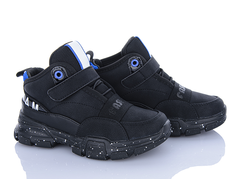 Кроссовки Clibee-ShoSho (27-31) MQ54-1 black-navy (деми)