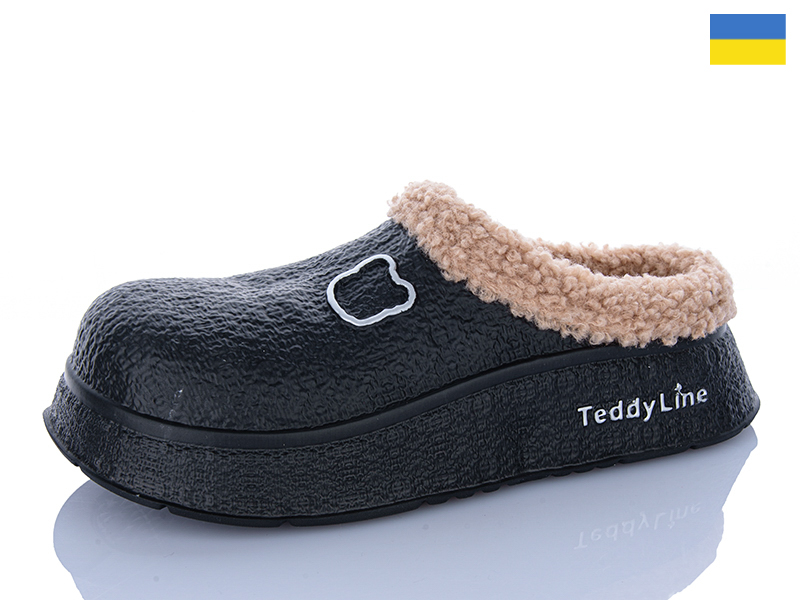 Сабо Inblu (36-41) 606 чорний (зима)