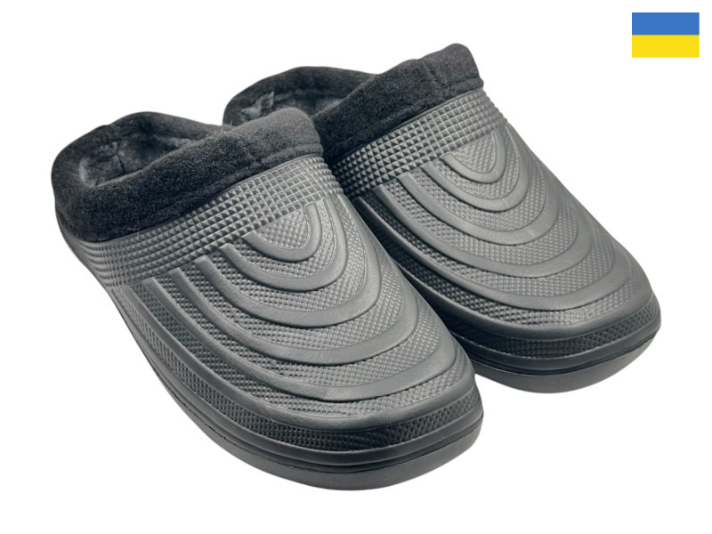 Сабо Rai shoes (41-45) 1507 чорний (деми)