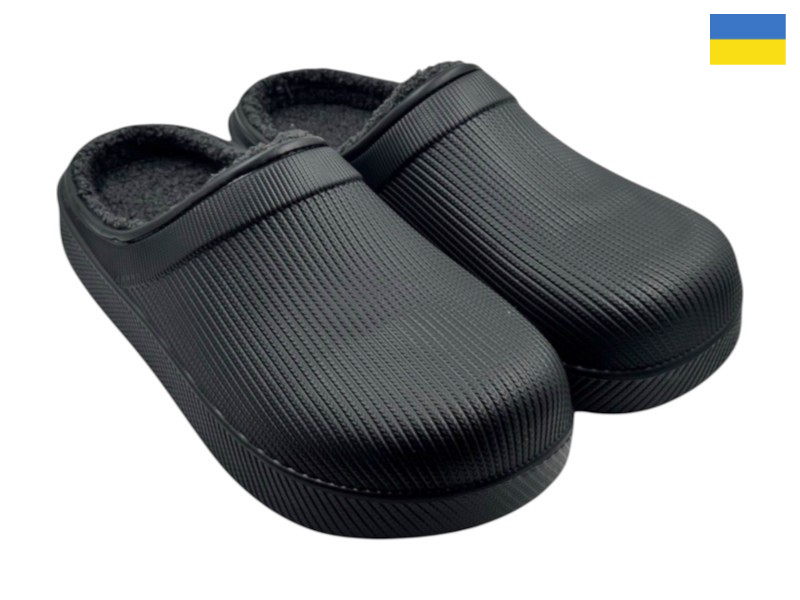 Сабо Rai shoes (37-40) 610-010 чорний (зима)