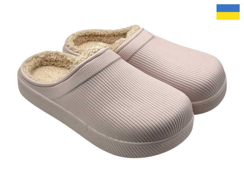 Сабо Rai shoes (37-40) 610-012 пудра (зима)