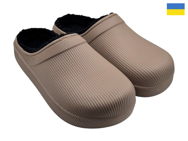 Сабо Rai shoes (41-45) 620-020 бежевий (зима)