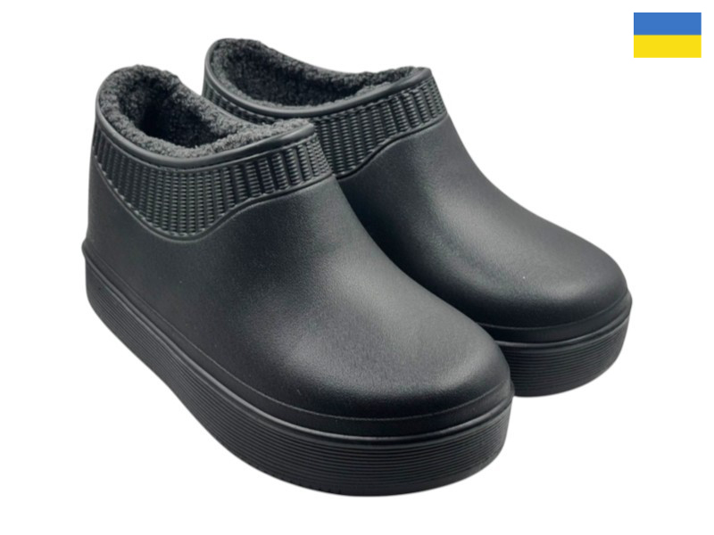 Галоши Rai shoes (41-45) 640-010 чорний (зима)
