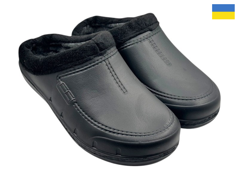 Сабо Rai shoes (41-45) 757 чорний (деми)