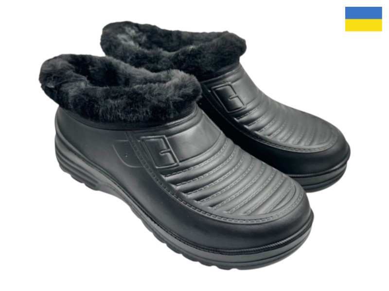 Галоши Rai shoes (41-46) B11 чорний (зима)