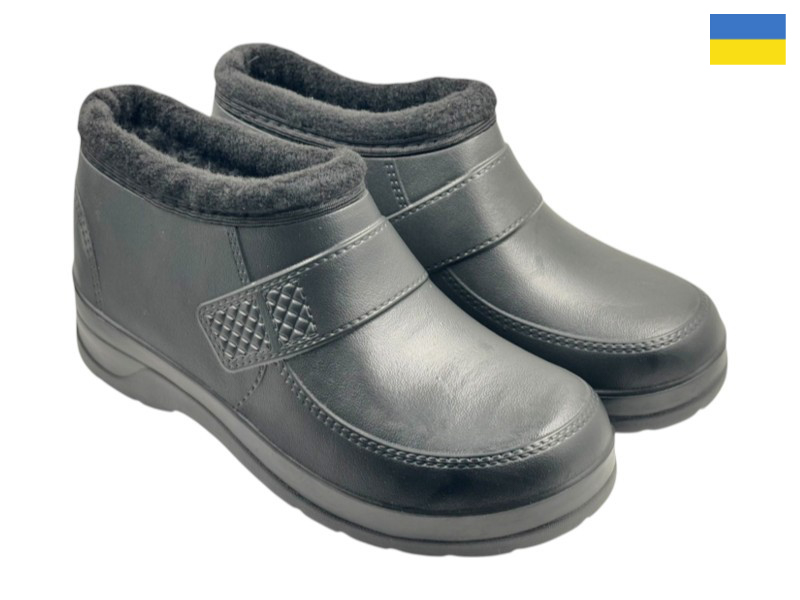 Галоши Rai shoes (41-45) M10 чорний (зима)