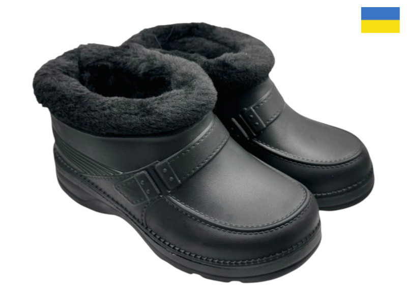 Галоши Rai shoes (41-45) M2 чорний (зима)