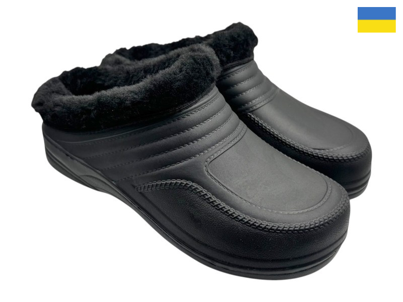 Сабо Rai shoes (41-45) Сабо M3 чорний (зима)