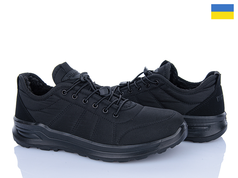 Кроссовки Roks (41-45) 5303 чорний (зима)