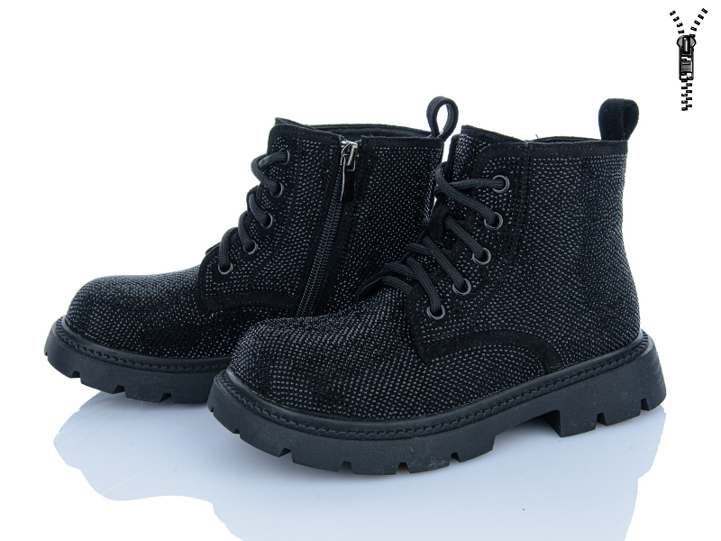 Ботинки Clibee (31-37) A8631 black (деми)