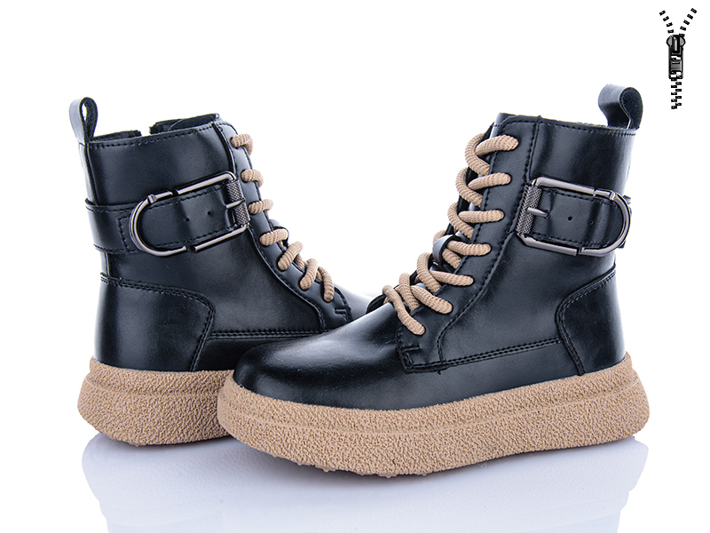 Ботинки Clibee-ShoSho (32-37) HC830-1 black (зима)
