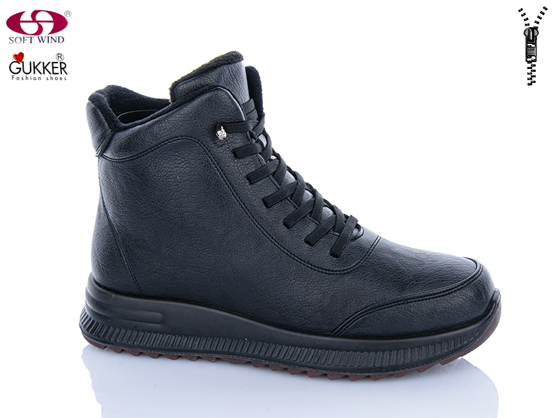 Ботинки GUKKER (37-42) YK4137 black (зима)